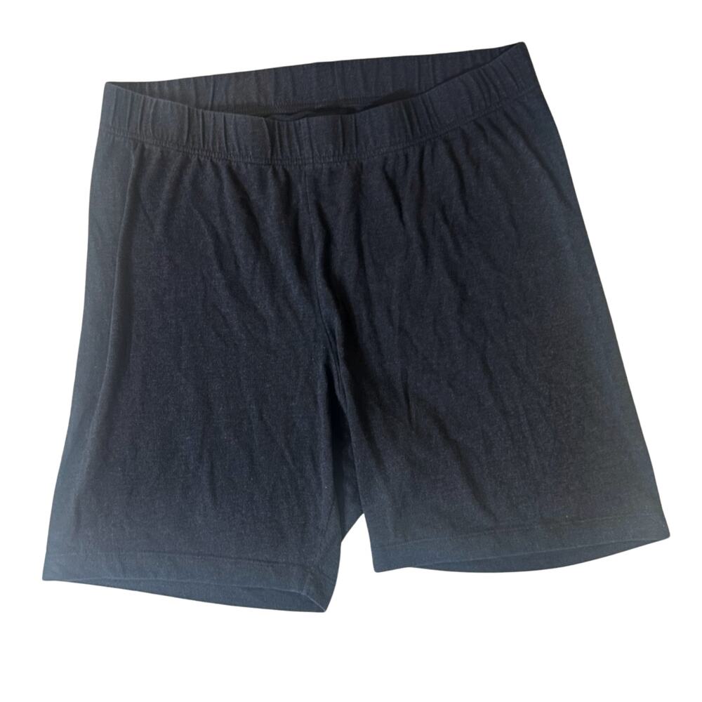 Old Navy Women’s XL High Waisted Jersey Bike Shorts Dark Charcoal Athletic